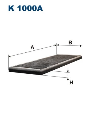 Filter, cabin air (K 1000A)