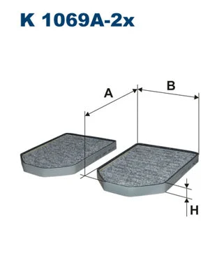 Filter, cabin air (K 1069A-2x)