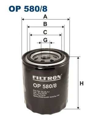 Oil Filter (OP 580/8)