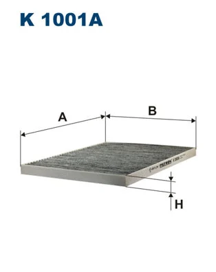 Filter, cabin air (K 1001A)