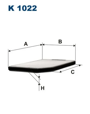 Filter, cabin air (K 1022)