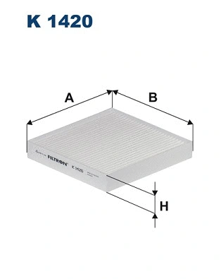 Filter, cabin air (K 1420)