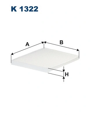 Filter, cabin air (K 1322)