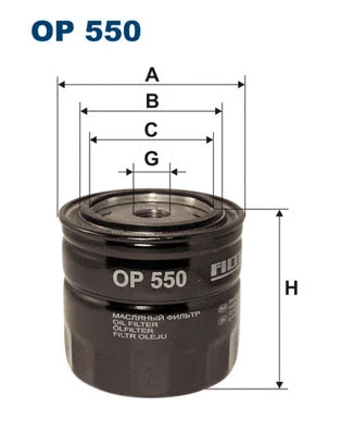Oil Filter (OP 550)
