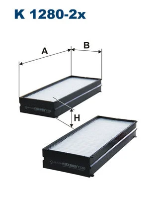 Filter, cabin air (K 1280-2x)