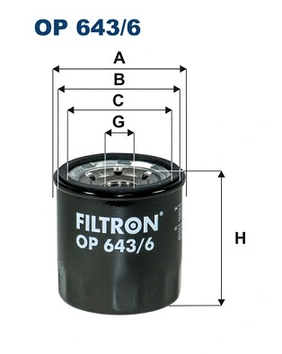 Oil Filter (OP 643/6)