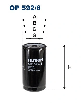 Oil Filter (OP 592/6)