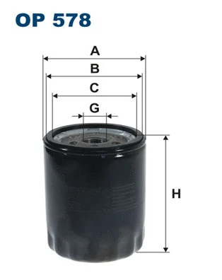 Oil Filter (OP 578)