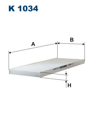 Filter, cabin air (K 1034)