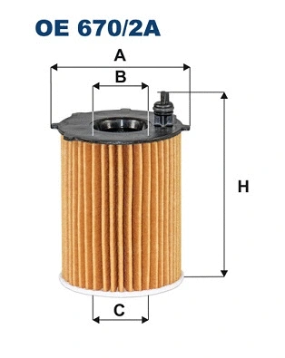 Oil Filter (OE 670/2A)