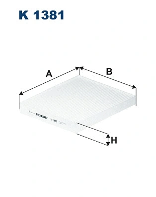 Filter, cabin air (K 1381)