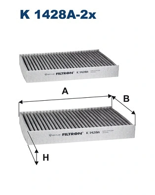 Filter, cabin air (K 1428A-2x)