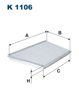 Filter, cabin air (K 1106)