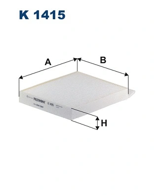 Filter, cabin air (K 1415)