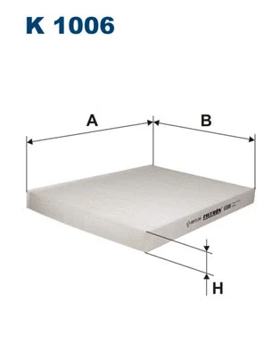 Filter, cabin air (K 1006)
