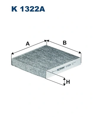 Filter, cabin air (K 1322A)