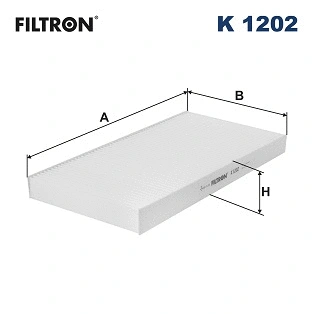 Filter, cabin air (K 1202)