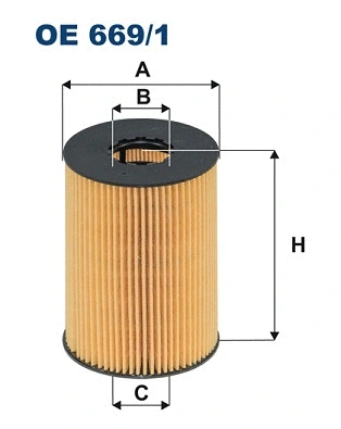 Oil Filter (OE 669/1)