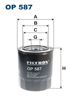Oil Filter (OP 587)