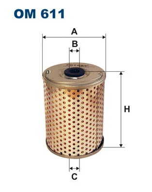 Hydraulic Filter, steering (OM 611)