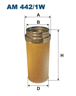 Secondary Air Filter (AM 442/1W)