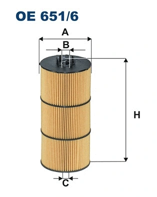 Oil Filter (OE 651/6)