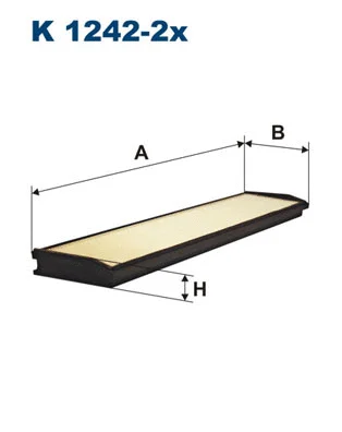 Filter, cabin air (K 1242-2x)