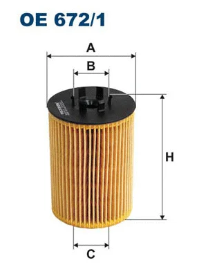 Oil Filter (OE 672/1)