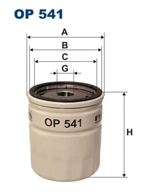 Oil Filter (OP 541)