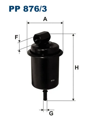 Fuel Filter (PP 876/3)