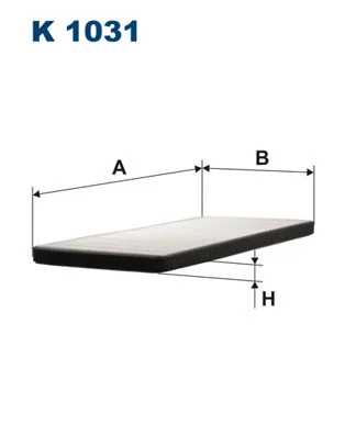 Filter, cabin air (K 1031)