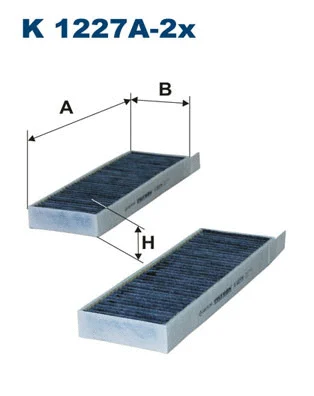 Filter, cabin air (K 1227A-2x)