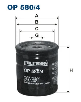 Oil Filter (OP 580/4)