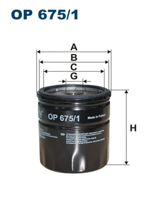 Oil Filter (OP 675/1)
