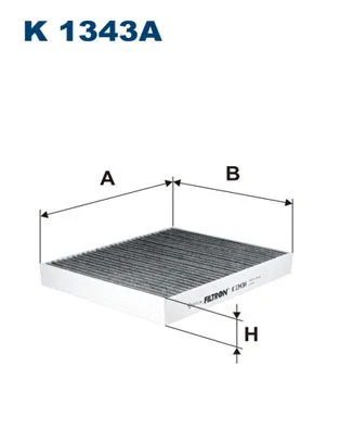 Filter, cabin air (K 1343A)