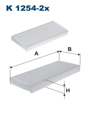 Filter, cabin air (K 1254-2x)