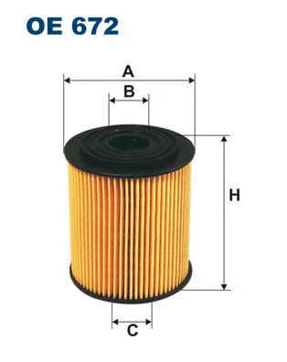 Oil Filter (OE 672)