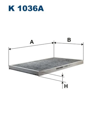 Filter, cabin air (K 1036A)