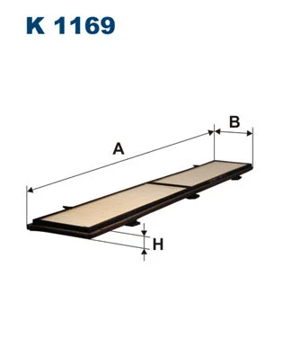 Filter, cabin air (K 1169)