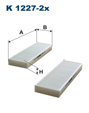 Filter, cabin air (K 1227-2x)
