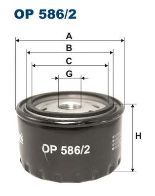 Oil Filter (OP 586/2)