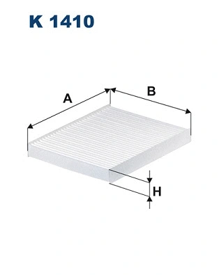 Filter, cabin air (K 1410)