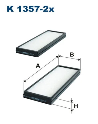 Filter, cabin air (K 1357-2x)