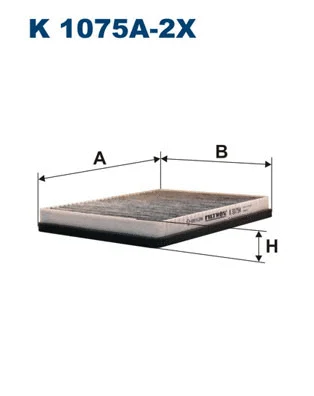 Filter, cabin air (K 1075A-2x)