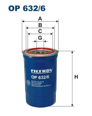 Oil Filter (OP 632/6)