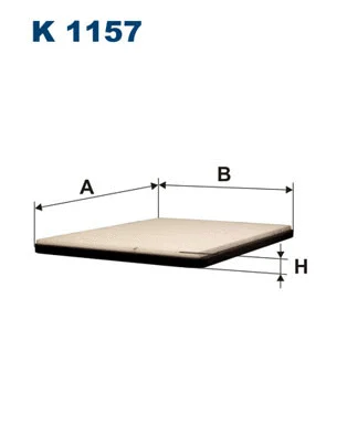 Filter, cabin air (K 1157)