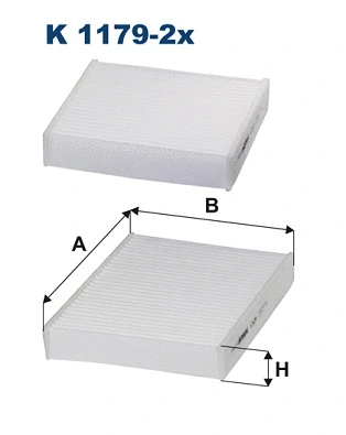Filter, cabin air (K 1179-2x)