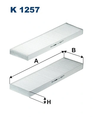Filter, cabin air (K 1257-2x)