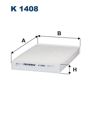 Filter, cabin air (K 1408)