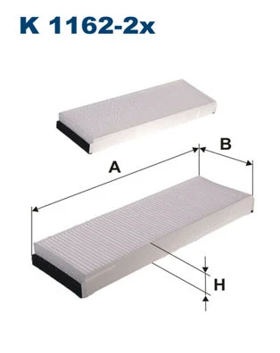 Filter, cabin air (K 1162-2x)